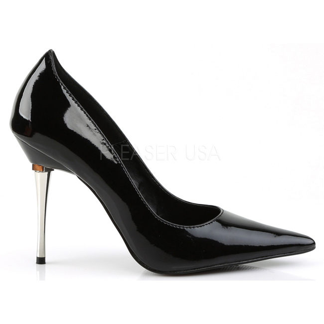 pleaser APPEAL-20 lakleer pumps met metalen hak maat 38 - 39