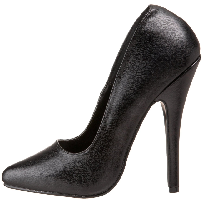 pleaser DOMINA-420 leer pumps schoenen met stiletto hak maat 38 - 39